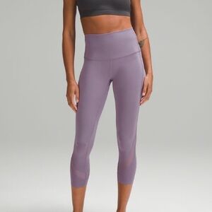 lululemon wunder under scalloped hem high rise leggings 23”